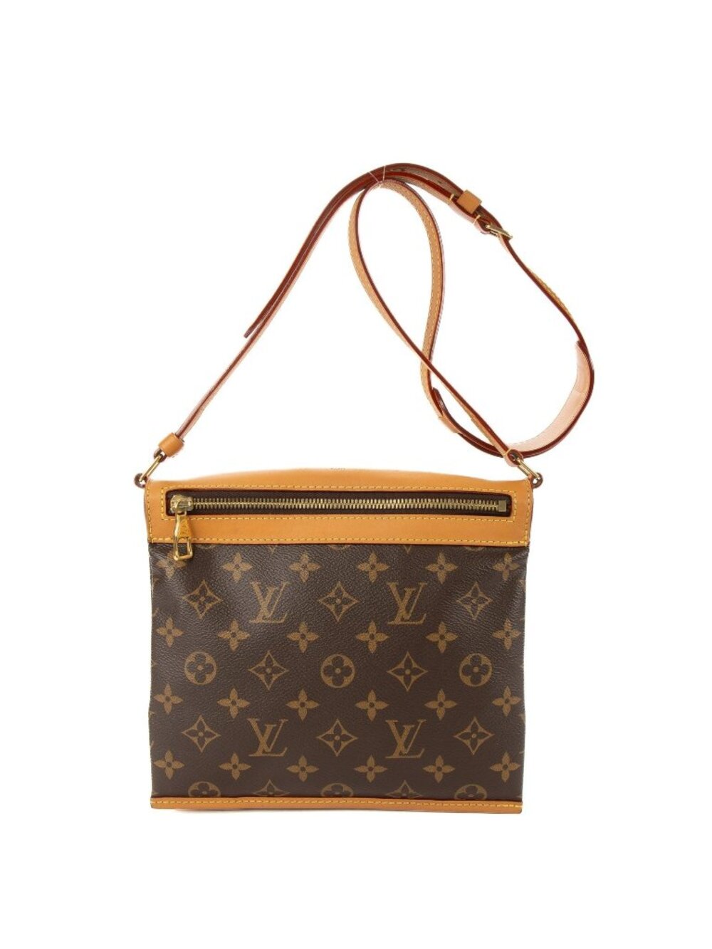 Louis Vuitton Saumur Messenger Bag Brown Monogram Canvas